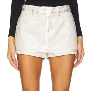 Free People / We the Free Galivanting Metallic Skort